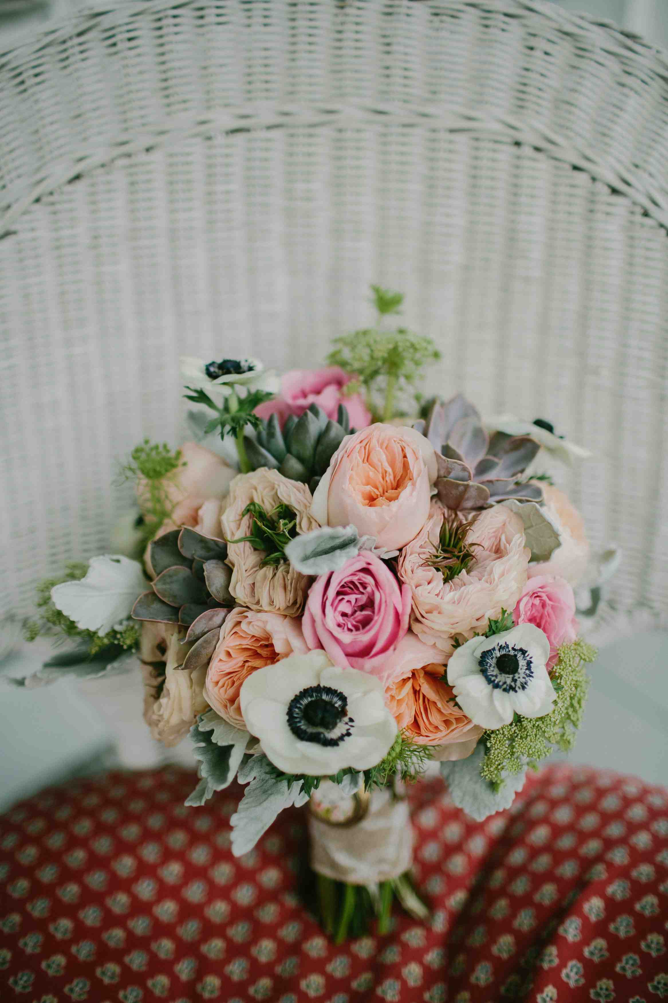 Close-up Bride's Bouquet
